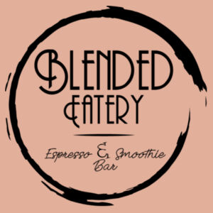 Blended Eatery Black Logo - Womens Crop Hood Design