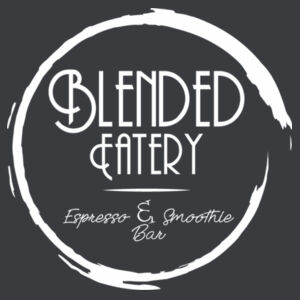 Blended Eatery White Logo - Mens Icon Tee Design