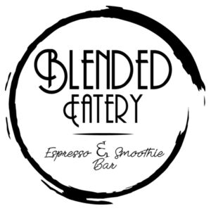 Blended Eatery Black Logo - Mens Ink Longsleeve Tee Design