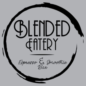 Blended Eatery Black Logo - Unisex Stencil Hoodie Design