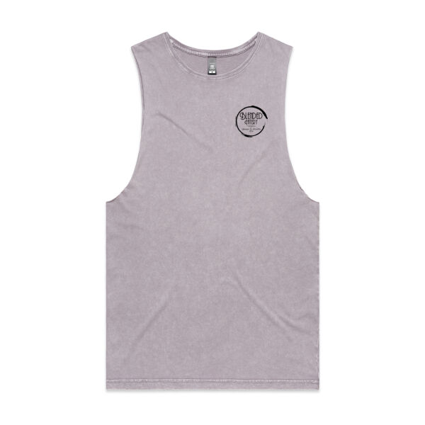 Blended Eatery Black Logo - Unisex Stone Wash Barnard Tank Thumbnail