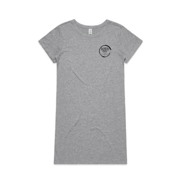 Blended Eatery Black Logo - Womens Mika Organic Short Sleeved Dress Thumbnail