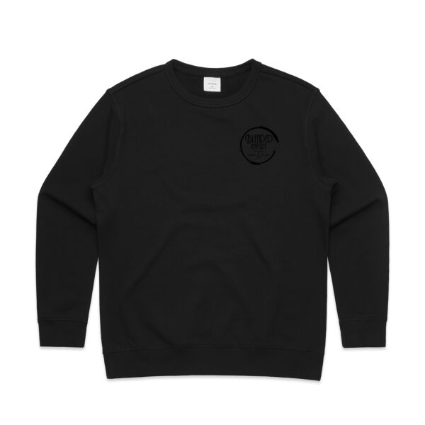 Blended Eatery Black Logo - Womens Premium Crew Thumbnail