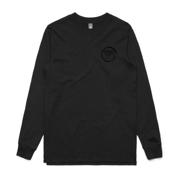 Blended Eatery Black Logo - Mens Base Longsleeve Tee Thumbnail