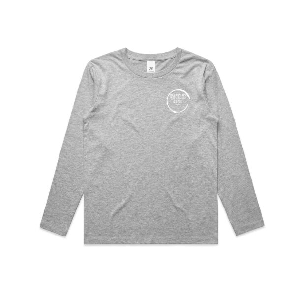 Blended Eatery White Logo - Kids Longsleeve Tee Thumbnail