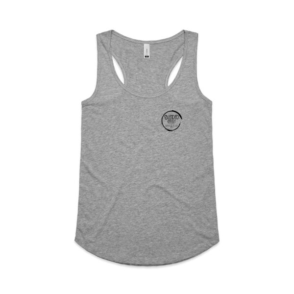 Blended Eatery Black Logo - Womens Yes Racerback Singlet Thumbnail