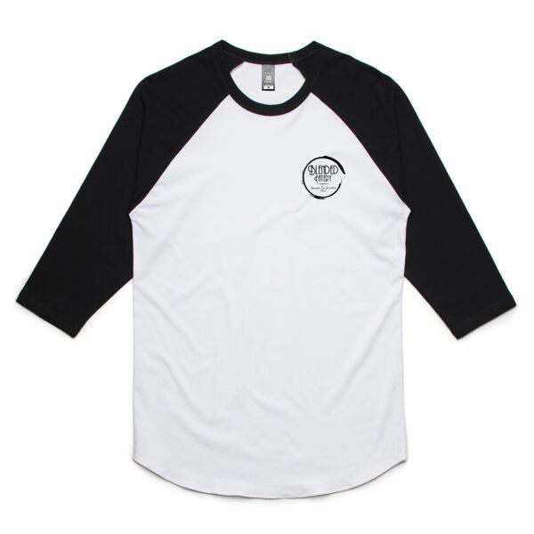 Blended Eatery Black Logo - Unisex Raglan Tee Thumbnail