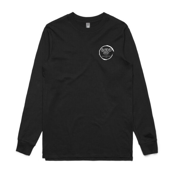 Blended Eatery White Logo - Mens Base Longsleeve Tee Thumbnail