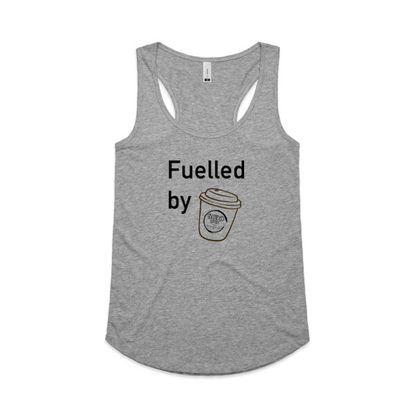 Fuelled by Blended Eatery - Womens Yes Racerback Singlet Thumbnail