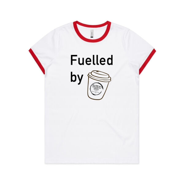 Fuelled by Blended Eatery - Womens Ringer Tee Thumbnail