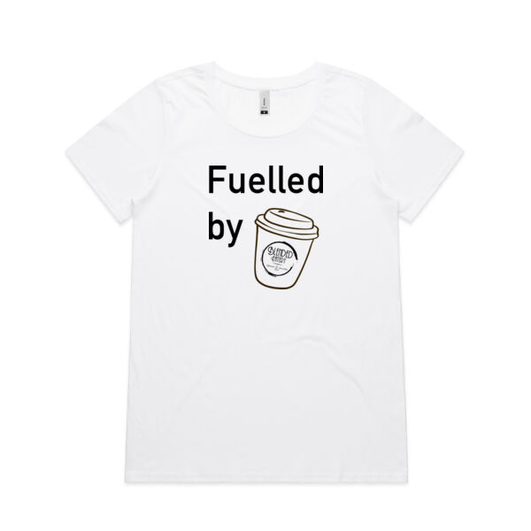 Fuelled by Blended Eatery - Womens Shallow Scoop Tee Thumbnail