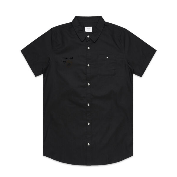 Fuelled by Blended Eatery - Mens Oxford Short Sleeve Shirt Thumbnail